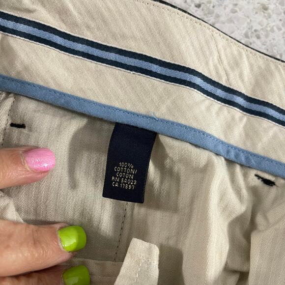 BR Banana Republic black dress pants chinos khakis 35 x 32 waist 35 length 32 - Picture 9 of 16